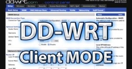 DD-WRT Client Mode Setup Video Tutorial