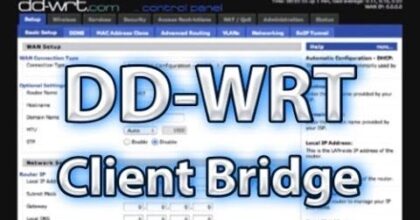 DD-WRT Client Bridge Setup Video Tutorial