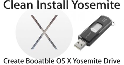 Clean Install Mac OS X Yosemite