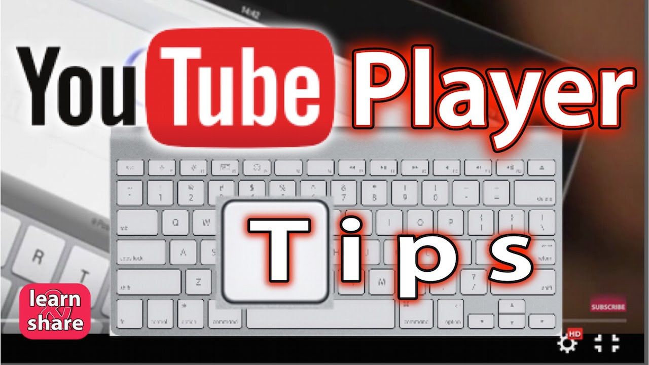 Youtube Keyboard Shortcuts Learn Share Net