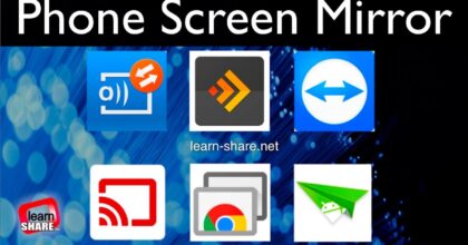 Screen Mirroring Apps Share Your Phone Screen