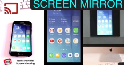 Screen Mirror App Share Smartphone Screen