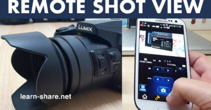 Panasonic Image App Setup Remote Shoot View