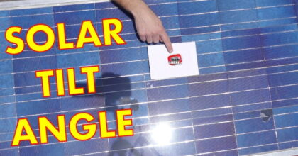 Best Tilt Angle for Solar Panels