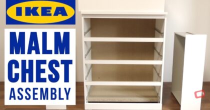 How to Assemble the IKEA MALM 4 Chest of Drawers Assembly