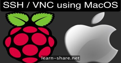 How to Remote Desktop Raspberry Pi SSH VNC MacOS