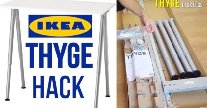 The IKEA Desk Hack Assembly (THYGE Desk)