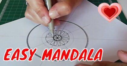 How to Draw 2 EASY Mandalas for Beginners