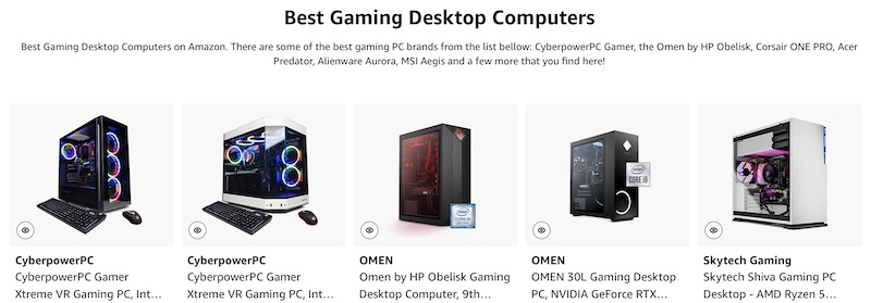 Best Gaming Desktop Computers
