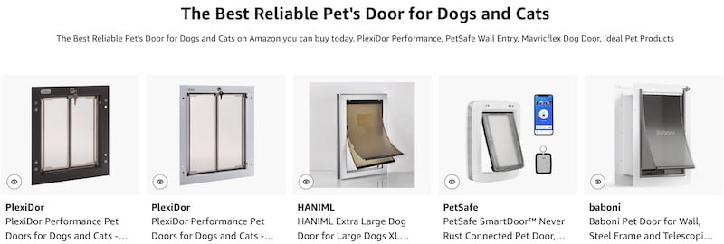 The Best Reliable Pet's Door for Dogs and Cats