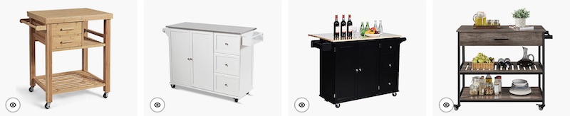 Best Kitchen Island Carts on Wheels you can buy